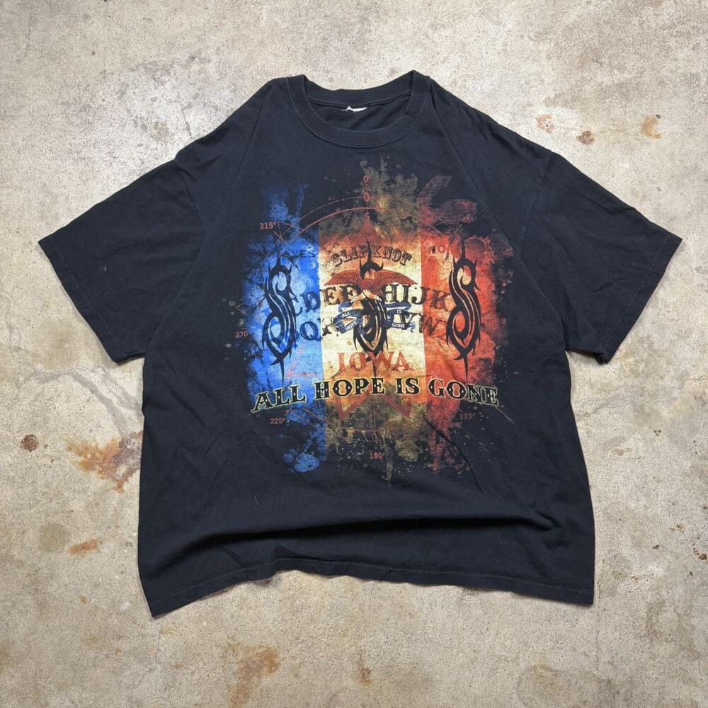 2009 Slipknot All Hope is Gone Tour Metal Rock Band Shirt Size XXL